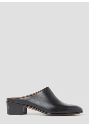 Gucci Heel Mules - Man Slip Ons Black Uk - 07