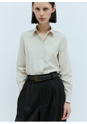 The Row Jewel Leather Belt - Woman Belts Black S