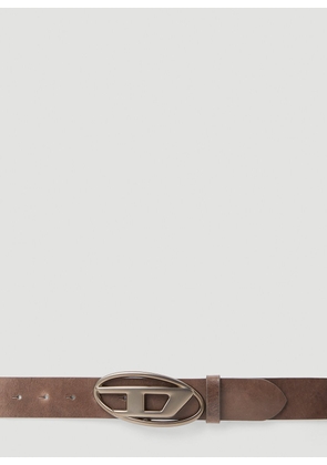 Diesel 1dr Logo Buckle Belt - Man Belts Brown 90