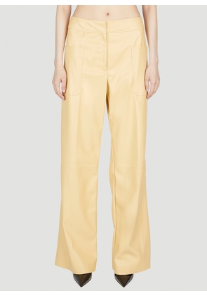 Stella McCartney Altermat Wide Leg Pants - Woman Pants Yellow It - 38