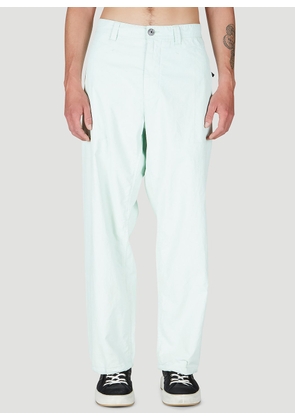 Stone Island Logo Print Pants - Man Pants Green 30