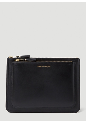 Comme des Garçons Wallet Foil Logo Pocket Wallet -  Wallets & Cardholders Black One Size