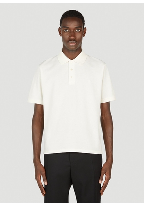 Saint Laurent Cassandre Polo Shirt - Man Polo Shirts White L