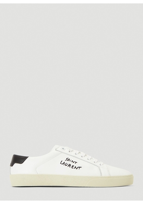 Saint Laurent Court Classic Logo Sneakers - Woman Sneakers White Eu - 41