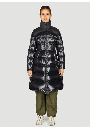 Moncler Berardie Long Down Jacket - Woman Coats Black 2