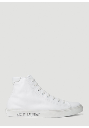 Saint Laurent Malibu 05 High Top Sneakers - Man Sneakers White Eu - 43