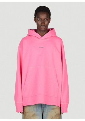 Acne Studios Logo Hooded Sweatshirt - Man Sweatshirts Pink L