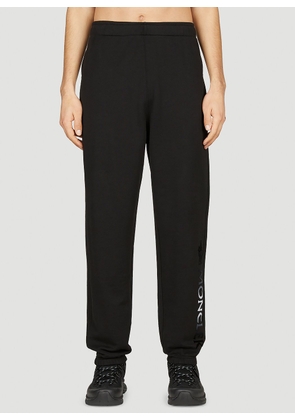 Moncler Logo Print Track Pants - Man Track Pants Black L