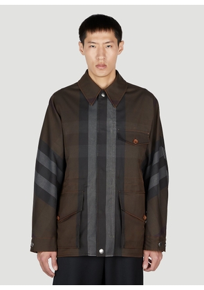 Burberry Classic Check Jacket - Man Jackets Brown Eu - 50