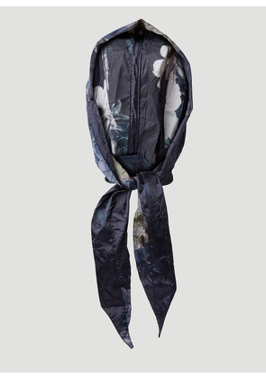 Acne Studios Silk Floral Hat - Man Hats Navy One Size