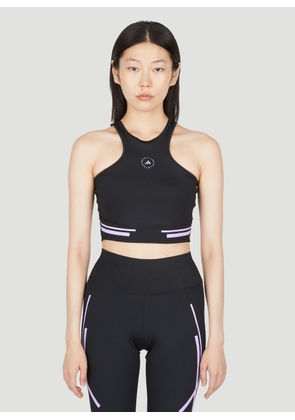 adidas by Stella McCartney Truepace Crop Top - Woman Tops Black L