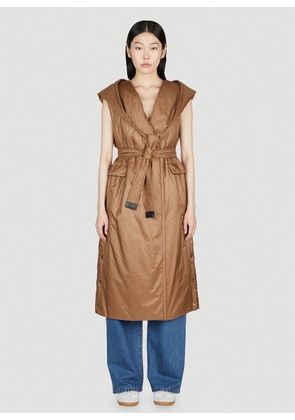 Max Mara Picasso Sleeveless Coat - Woman Coats Camel It - 44