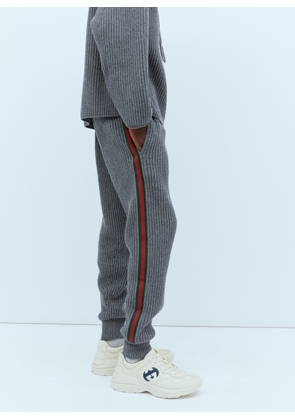 Gucci Wool Cashmere Pants - Man Track Pants Grey M