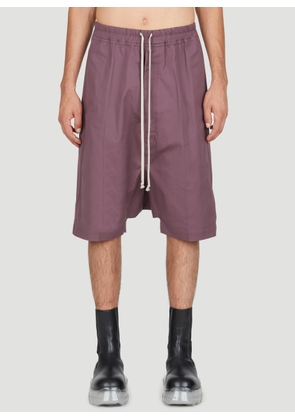 Rick Owens Drawstring Bermuda Shorts - Man Shorts Purple It - 46