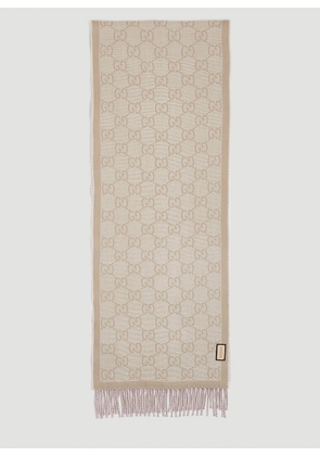 Gucci Gg Jacquard Baby Scarf -  Scarves Beige One Size