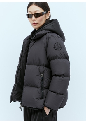 Moncler Labbe Short Down Jacket - Woman Jackets Black 2