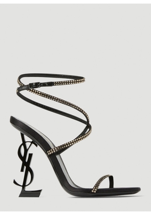 Saint Laurent Opyum 110 Sandals - Woman Heels Black Eu - 39