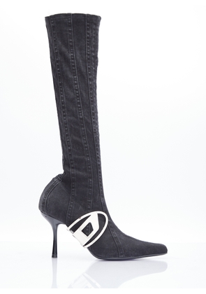 Diesel D-eclipse Kbt High Boots - Woman Boots Black Eu - 39