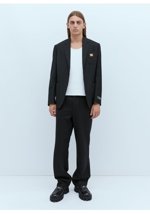 Versace Medusa Biggie Single Breasted Blazer - Man Blazers Black Eu - 50