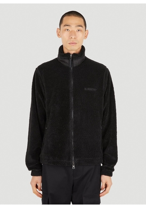 Burberry Dulwich Crest Fleece Jacket - Man Jackets Black M