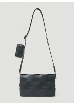 Bottega Veneta Cassette Crossbody Bag - Man Crossbody Bags Black One Size