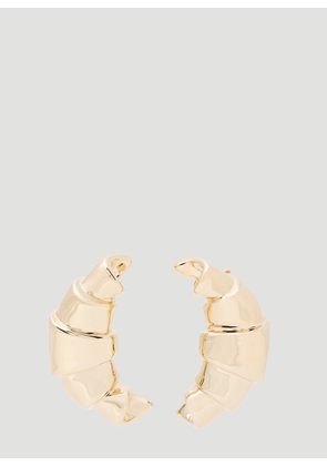Jacquemus Les Boucles Croissant Earrings - Woman Jewellery Gold One Size