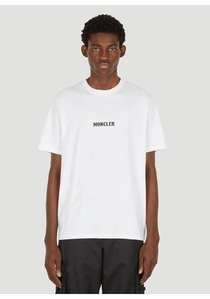 7 Moncler FRGMT Hiroshi Fujiwara Logo Print T-shirt -  T-shirts White Xs
