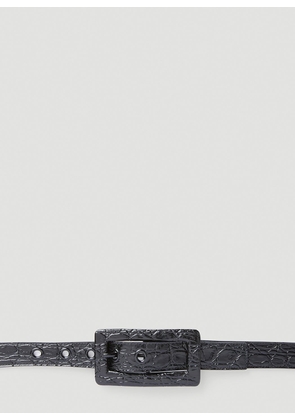 Saint Laurent Thin Belt - Woman Belts Black 80