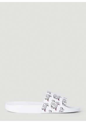 Moncler Trailgrip Lite Slides - Man Slides White Eu - 45