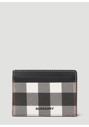 Burberry Check Motif Cardholder - Man Wallets & Cardholders Brown One Size