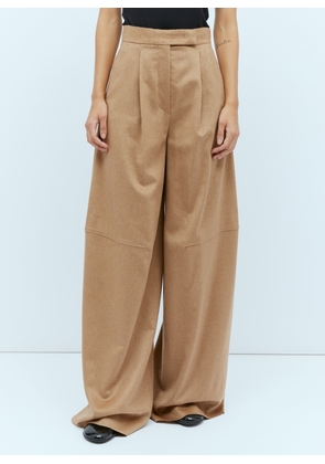 Max Mara Wide Leg Wool Pants - Woman Pants Camel It - 40