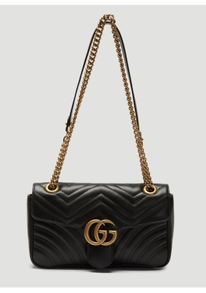 Gucci Small Gg Marmont 2.0 Shoulder Bag - Woman Shoulder Bags Black One Size