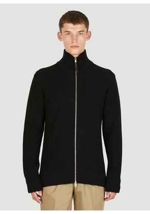 Maison Margiela Zip Front Sweater - Man Sweatshirts Black L