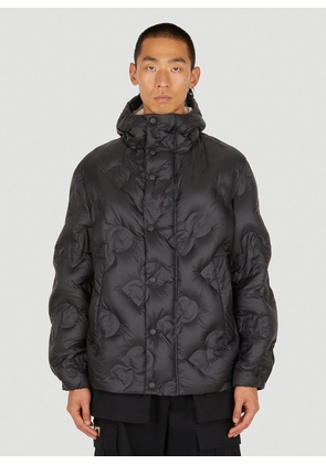Dolce & Gabbana Quilted Logo Hooded Jacket - Man Jackets Black Eu - 50