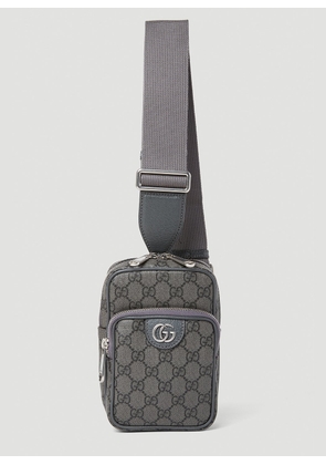 Gucci Ophidia Gg Mini Crossbody Bag - Man Crossbody Bags Dark Grey One Size