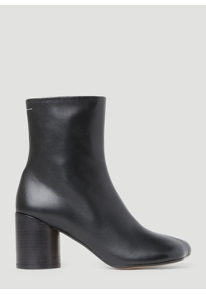 MM6 Maison Margiela Square Ankle Boots - Woman Boots Black Eu - 40