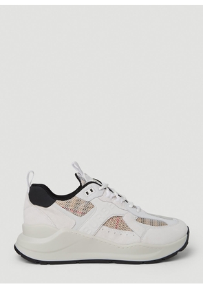 Burberry Vintage Check Mesh Sneakers - Man Sneakers Beige Eu - 44