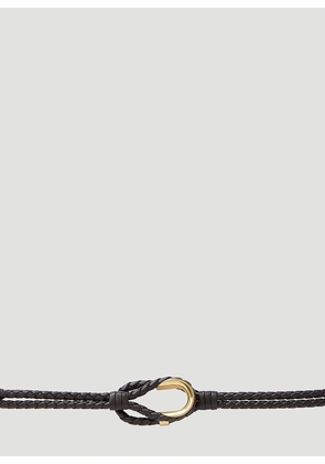 Bottega Veneta Intrecciato Belt - Woman Belts Brown 85