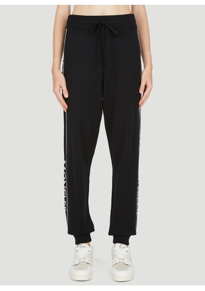 Moncler Logo Intarsia Track Pants - Woman Track Pants Black L