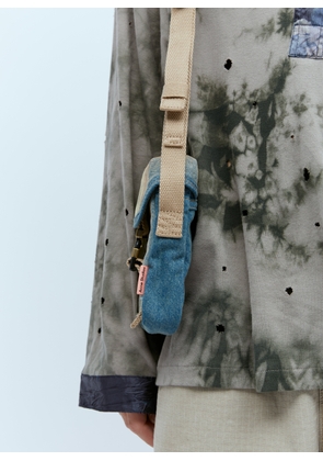 Acne Studios Denim Mini Pouch Crossbody Bag - Man Crossbody Bags Blue One Size