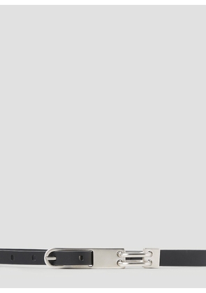 Rick Owens Tongue Leather Belt - Man Belts Black One Size