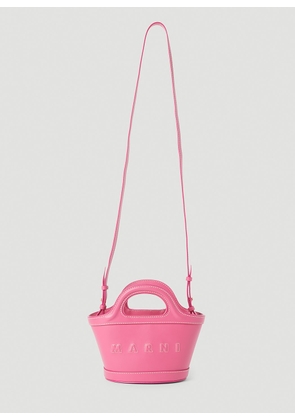 Marni Tropicalia Micro Shoulder Bag - Woman Shoulder Bags Pink One Size