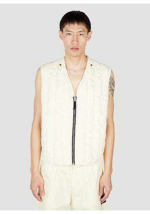 Stone Island Shadow Project Quilted Vest - Man Jackets Cream Xxl