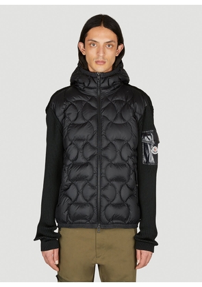 Moncler Quilted Cardigan - Man Jackets Black Xl