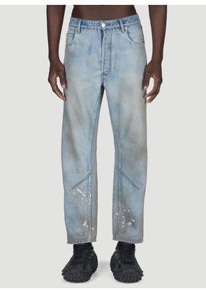 Balenciaga O Leg Denim Jeans - Man Jeans Blue 30