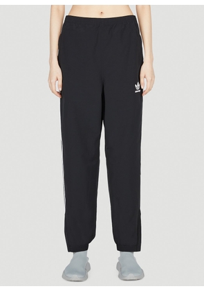adidas x Balenciaga Striped Track Pants - Woman Track Pants Black Fr - 34