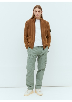 Stone Island Twill Cargo Pants - Man Pants Green 34