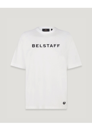 Belstaff Staple Logo T-shirt Men's Cotton Jersey White Size L