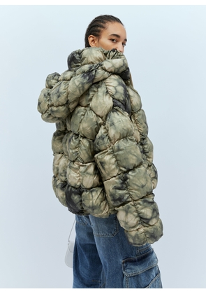 Diesel W-ralle Padded Coat - Woman Jackets Green S