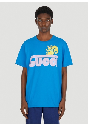 Gucci Retro Skunk T-shirt - Man T-shirts Blue M